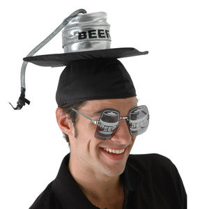 Beer Keg Graduation Cap Great Novelty Party Hat OR